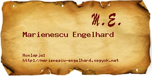 Marienescu Engelhard névjegykártya